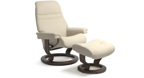 Stressless® Sunrise Leather Recliner Classic Base - 3 Sizes Available - Special Buy